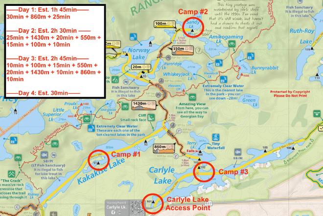 The Map of the Trip